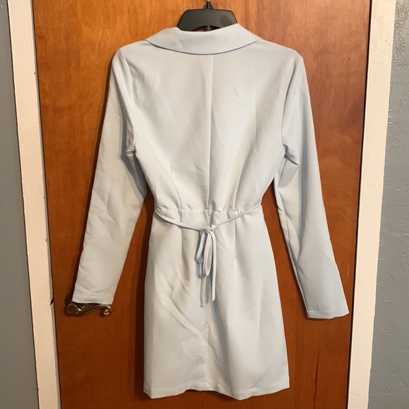 Abercrombie Cutout Blazer Wrap Mini Dress - Picture 3 of 5